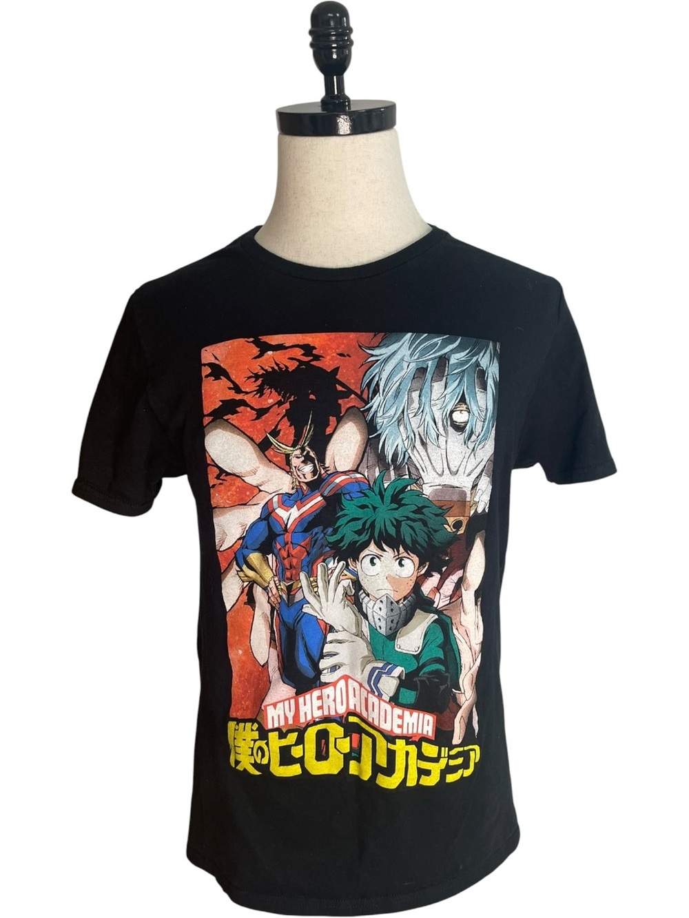 My Hero Academia Poster Style Graphic Tee Black